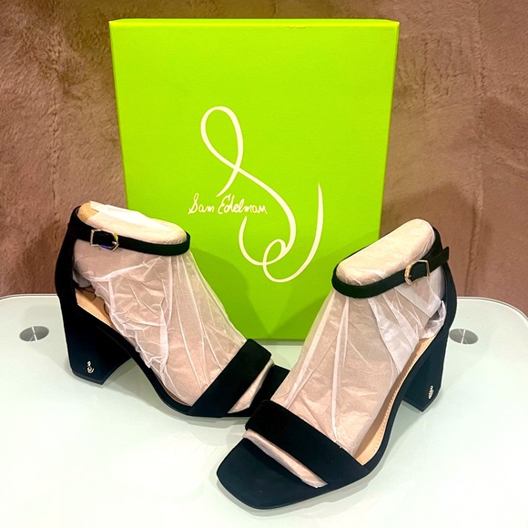 Sam Edelman Shoes - NIB Sam Edelman black size 6.5 Daniella Suede heel